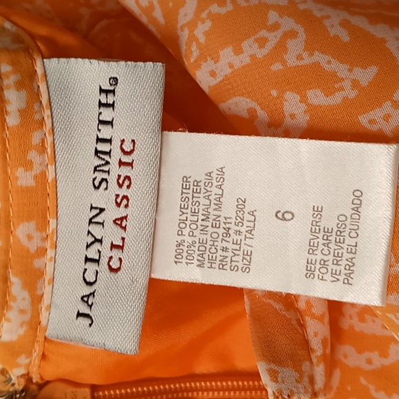 Jaclyn Smith Coral A-line Skirt size 6 - Picture 6 of 6